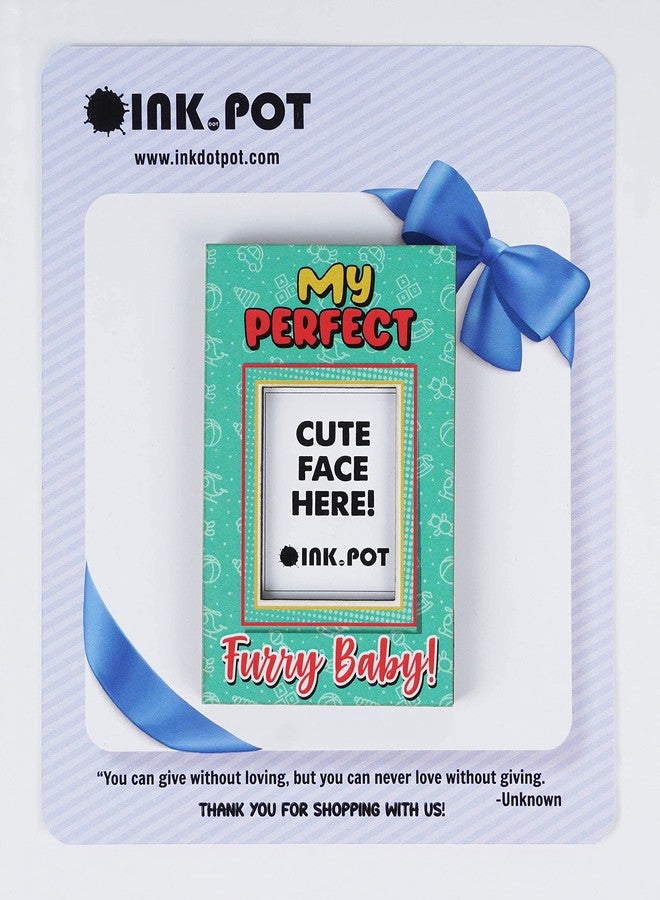 Inkdotpot إطار صور مغناطيسي من إنك دوت بوت - إطار صور مغناطيسي للثلاجة - إطار صور صغير - هدية لمحبي الحيوانات الأليفة | 9 × 5.5 سم - Image 5